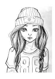 Check spelling or type a new query. Desenhos Tumblr Para Colorir Imprimir E Desenhar Confira Girl Drawing Black And White Drawing Cap Sketch