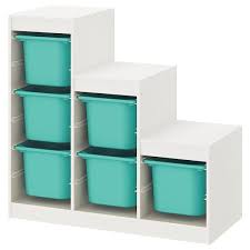 Trofast Storage Combination White Turquoise 39x17 3 8x37 Ikea Ikea Trofast Kids Storage Furniture Ikea Trofast Storage