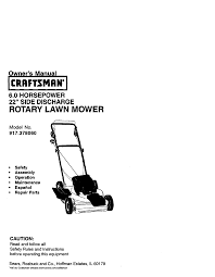 Cupping deflector for rear discharge lawn mowers mulcher kits stabluzer. Craftsman 917378060 User Manual Lawn Mower Manuals And Guides L0101181