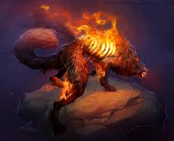 Wildfire By Grypwolf On Deviantart Fantasy Monster Beast Creature Fantasy Creatures