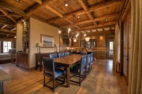 Rustic home decor customizable wooden chandelier models. Mountain Home Surrounded By Forest Offers Rustic Living In Montana