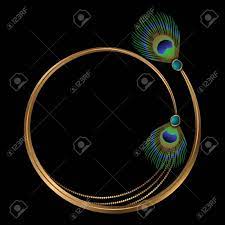 Stock art illustrations available for licensing. Golden Frame With Peacock Feathers Design Royalty Free Cliparts Vectors And Stock Illustration Image 97062830
