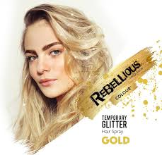 Glitter Hair Colour Spray, Gold Digger, 125ml, Loose : Amazon.se: Beauty