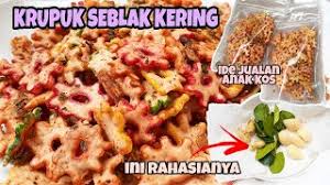 Ada seblak kering, seblak ceker, seblak mie, seblak kerupuk, seblak makaroni, seblak cilok, seblak bakso, serta ada banyak yang lain. Cara Membuat Krupuk Seblak Kering Pedas Bantat Renyah Berempah Ide Jualan Anak Kos Youtube