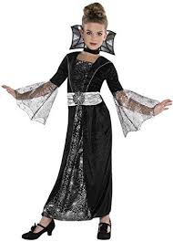 Abendkleid Dunkelgrafin Kostum Madchen Im Alter Von 8 10 Ams997490 Christys Halloween Kostume Kinder Madchen Halloween Halloween Kostume Fur Madchen
