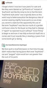 Jeans that fit just right. : r/tumblr