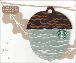 How to redeem gift cards and codes. Gift Card Acorn Starbucks Canada Leaves Col Ca S 6156 18 11090831 4
