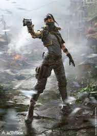 Call Of Duty Black Ops Iii Marketing Art By Karakter Design Studio Cyberpunk Character Call Of Duty Cyberpunk