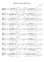 First love / late spring. Music Was My First Love Sheet Music For Piano Solo Musescore Com
