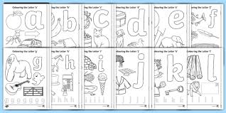 These are a great learning resource and even make cute diy decorations. Alphabet Letter Colouring Pages For Children