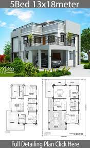 Modern House Plans Cost To Build 5 Modern House Plans With 2 Story Level With Images Architect Design House Modern House Plans Model House Plan