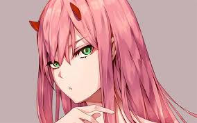 The anime hair trope as used in popular culture. Download Wallpapers Zero Two Manga Anime Characters Pink Hair Darling In The Franxx For Desktop Free Pictures For Desktop Free