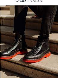 Marc Nolan Just In Aiden Combat Boots Milled