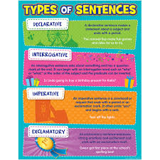 Details About Type Of Sentences Chart Teacher Created Resources Tcr7574