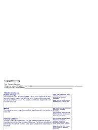 Texture is a word used a lot to describe music, but it can often be difficult to understand. Engaged Listening Worksheet1 2 Harmony Rhythm