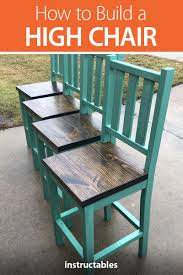 How To Build A High Chair Wood Chair Diy Kitchen Chairs Diy Diy Furniture Plans