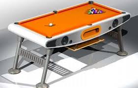 Pool Table With Built In Speakers Pool Table Cool Tables Billiards