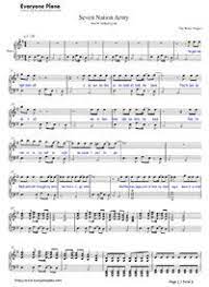 Seven Nation Army The White Stripes Piano Seven Nation Army The White Stripes Army