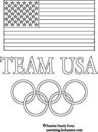 These olympics coloring pages feature pictures to color for olympics. Printable Team Usa Olympics Coloring Poster With Flag Team Usa Olympic Crafts Summer Olympics Crafts