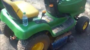 Also, the hood hinges are broken, and would rather not. Free John Deere Riding Mower Lt133 Youtube