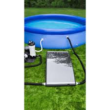 Poolmaster Slim Line Above Ground Swimming Solar Pool Heater 59026 The Home Depot Solar Pool Heater Solar Pool Pool Heater