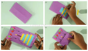 Heres a quick and easy origami project. Pull Tab Origami Greeting Card Diy Birthday Card Origami Envelope