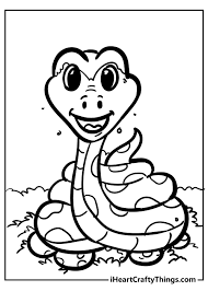 Coloring is an amazing activity for little kids. Snake Coloring Pages Updated 2021