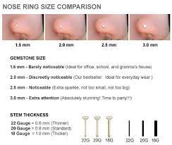 Diamond Nose Ring L Shaped Low Profile Diamond Nose Ring Nose Ring Sizes L Shaped Nose Ring