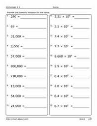 Want Practice Using Scientific Notation Scientific Notation Worksheet Pre Algebra Worksheets Algebra Worksheets