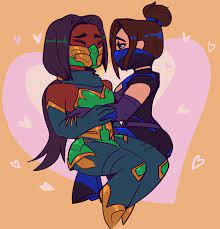 30 Days of MK LGBTQ Ships Day 2: JadeTana (Kitana x Jade) by @zxidart :  rMortalKombat