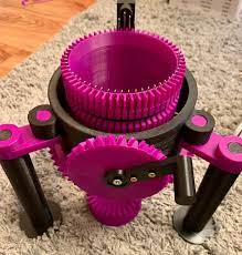 sock knitting machine by elburnzo elburnzo industrialknittingmachine knitting machine 3d drucker vorlagen 3d drucker 3d drucker projekte