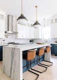 By 3 ft.), bringing the cost of stone alone to $2,475. 30 Waterfall Kitchen Countertops With Pros And Cons Shelterness