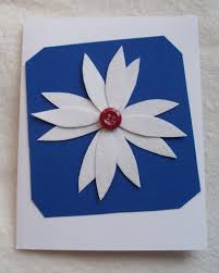 Find paper to use for mats and punches that match the card's front. How To Make A Paper Towel Flower Greeting Card Feltmagnet