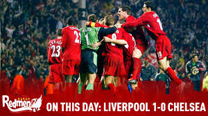 Liverpool vs chelsea in 2005,sky sports own all rights,i do not own any. On This Day Liverpool 1 0 Chelsea The Redmen Tv