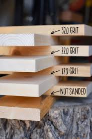 How To Sand Prep And Stain Wood Our Handcrafted Life Staining Wood Easy Woodworking Projects Sanding Wood