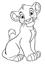 It is a meat eating animal. Coloring Pages Animated Baby Lion Coloring Page