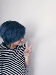 Blue Jean Baby By Arctic Fox Hair Bluehair Shorthair Pixiecut Growingoutpixie Shortbluehair Arcticfox Ha Artic Fox Hair Baby Hairstyles Baby Arctic Fox