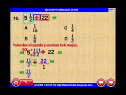 Pecahancampuran #angkapecahan #bilanganpecahan pecahan campuran #ariyanmasrur. Tahun 6 Pecahan Bahagi Nombor Bulat By Aziz Mamat
