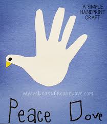 Handprint Dove Craft Sunday School Projects Sunday School Lessons Sunday School Crafts