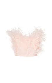 Feather Embroidered Top By Attico Now Available On Moda Operandi Fashion Necklace Feather Dress Fashion