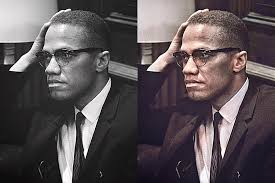 All malcolm x canvas prints ship within 48 hours, include a. Malcolm X Waiting For A Press Conference To Begin On March 26 1964 Colorized Image Comparison Color Painting By Ahmet Asar
