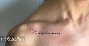 ¿necesitas ver fotos de letras para tatuarte? Tatuajes De Resiliencia Para Mujeres