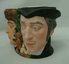 Toby Mugs Avon Wright Brothers & Lewis and Clark 1985 Double Face SET OF 2 