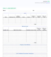 The weekly project status report excel template has a project health card, project schedule, project financials and shows top 5 items pending. 3 Best Examples Daily Report Template Free Templates Download