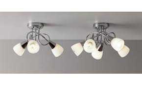 They are typically round in shape and display a variety of ornamental designs. Buy Argos Home Curio 3 Light Glass Opal Ceiling Light Chrome Online In Turkey 8030209