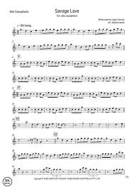 Savage Love Jason Derulo Alto Saxophone Music Sheet Download Topmusicsheet Com