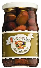 Nutrient data for this listing was provided by custom. Olive Kalamata Kalamata Olives With Stone In Oil Montanini 280 G Glass