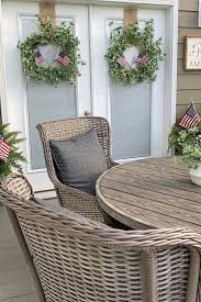 Better Homes And Gardens Victoria Outdoor Dining Patio Set Cushioned Wicker 5 Piece Walmart Com In 2020 Wicker Dining Set Patio Decor Decor