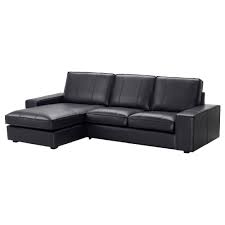 Kivik 3 Seat Sofa With Chaise Longue Grann Bomstad Black Ikea In 2020 Kivik Sofa Ikea Kivik Modular Corner Sofa