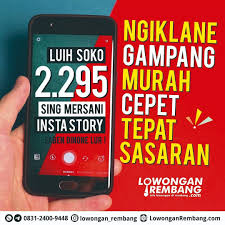 Pt balaraja distribusindoraya (wings) merupakan perusahaan logistik yang berfokus pada distribusi produk pt sayap mas utama (wings). Lowongan Rembang Info Lowongan Kerja Kabupaten Rembang